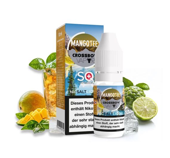 Crossbow - MangoTee - 10ml Liquid (20mg Nik-Salz) Crossbow - MangoTee - 10ml Liquid (20mg Nik-Salz)