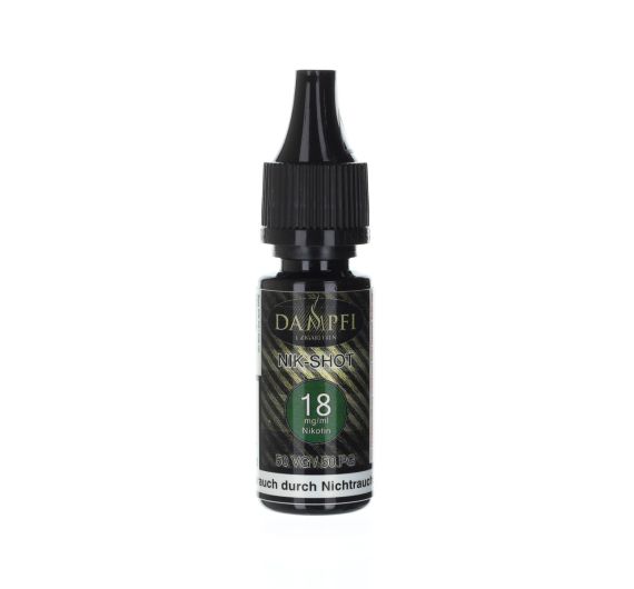 Dampfi Nikotin Shot 10ml - Grün - 50/50 - 18mg Dampfi Nikotin Shot 10ml - Grün - 50/50 - 18mg