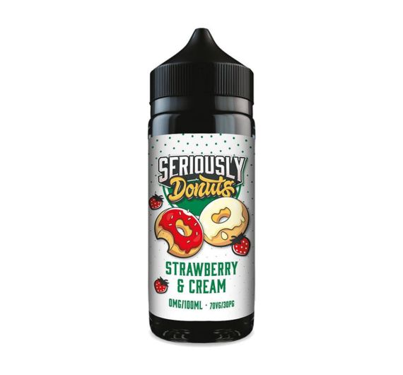 Doozy Seriously Donuts - Strawberry Cream - 100/120ml Liquid (Shortfill) Doozy Seriously Donuts - Strawberry Cream - 100/120ml Liquid (Shortfill)