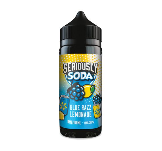 Doozy Seriously Soda - Blue Razz Lemonade - 100/120ml Liquid (Shortfill)