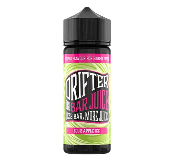 Drifter Bar Juice - Sour Apple Ice - 100/120ml Liquid (Shortfill)