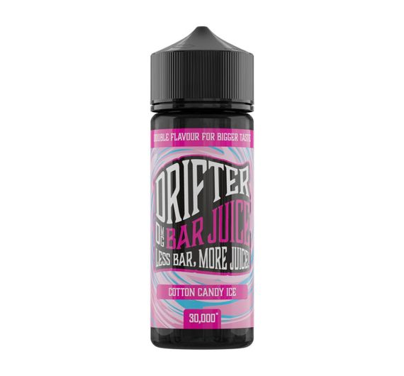 Drifter Bar Juice - Cotton Candy Ice - 100/120ml Liquid (Shortfill) Drifter Bar Juice - Cotton Candy Ice - 100/120ml Liquid (Shortfill)