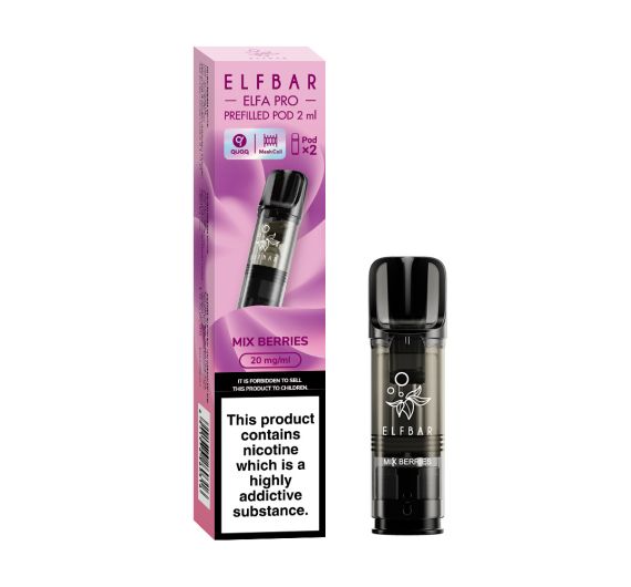 Elf Bar - ELFA PRO - 20mg - Prefilled Pod (2 Kartuschen) Mix Berries