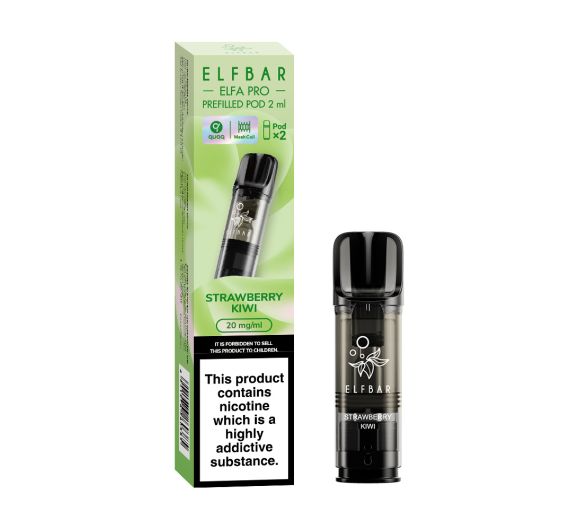 Elf Bar - ELFA PRO - 20mg - Prefilled Pod (2 Kartuschen) Strawberry Kiwi