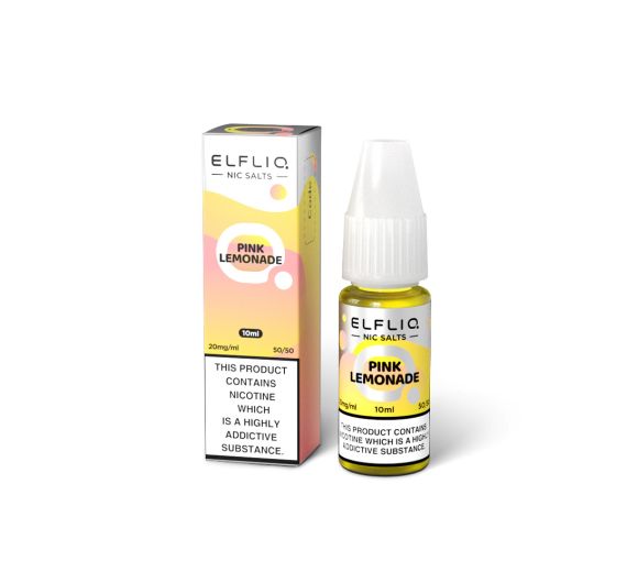 ElfBar Elfliq - Pink Lemonade - 10ml Liquid (Nik-Salz) ElfBar Elfliq - Pink Lemonade - 10ml Liquid (Nik-Salz)