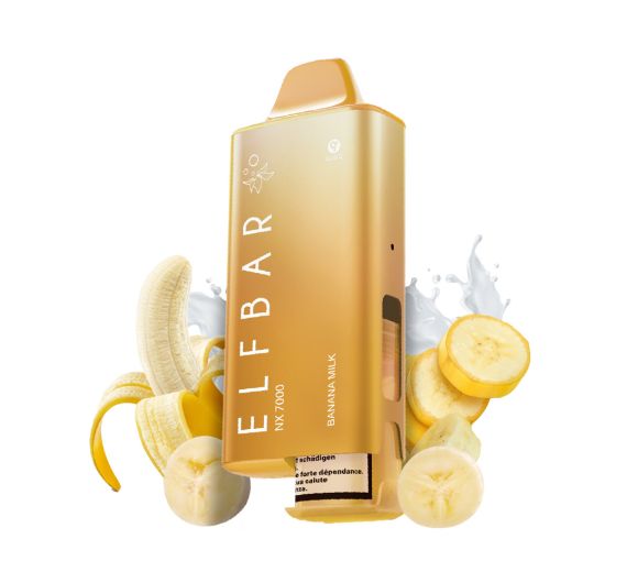 Elfbar Nx 7000 - 20mg - Hybrid System Banana Milk