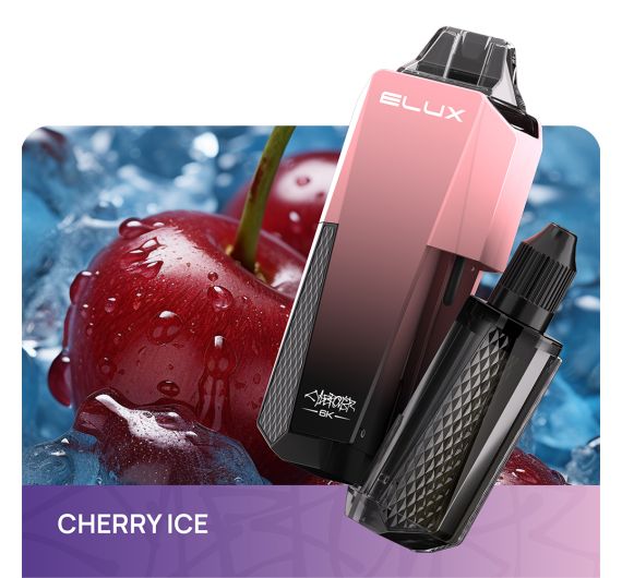 Elux Cyberover 6K - 20mg - Hybrid System Cherry Ice Elux Cyberover 6K - 20mg - Hybrid System Cherry Ice
