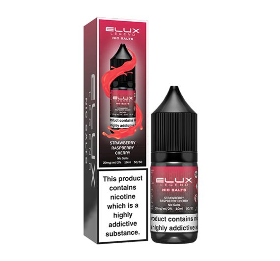 ELUX Legend - Strawberry Raspberry Cherry - 10ml Liquid (Nik-Salz) ELUX Legend - Strawberry Raspberry Cherry - 10ml Liquid (Nik-Salz)