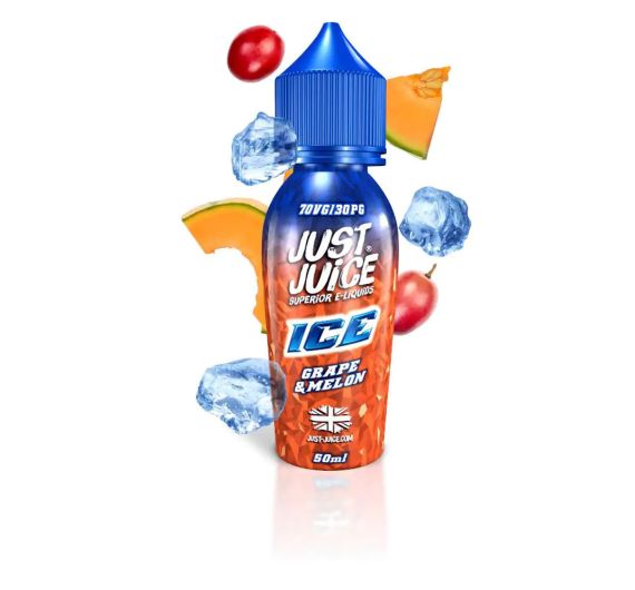 Just Juice Ice - Grape & Melon - 50/60ml Liquid (Shortfill) Just Juice Ice - Grape & Melon - 50/60ml Liquid (Shortfill)