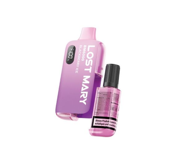 Lost Mary BM6000 - 20mg - Hybrid System Blackberry Ice