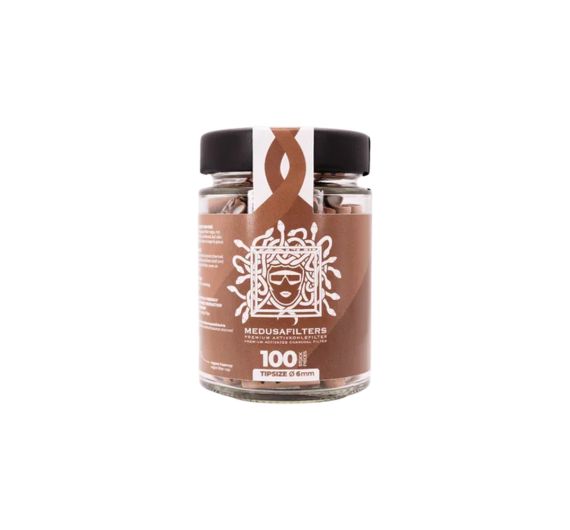 Medusafilters - Aktivkohlefilter Organic 100Stk Glas
