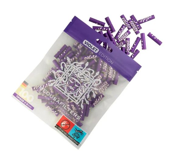 Medusafilters - Aktivkohlefilter Violet 100Stk
