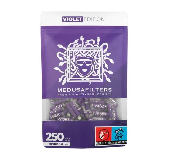 Medusafilters - Aktivkohlefilter Violet 1000Stk