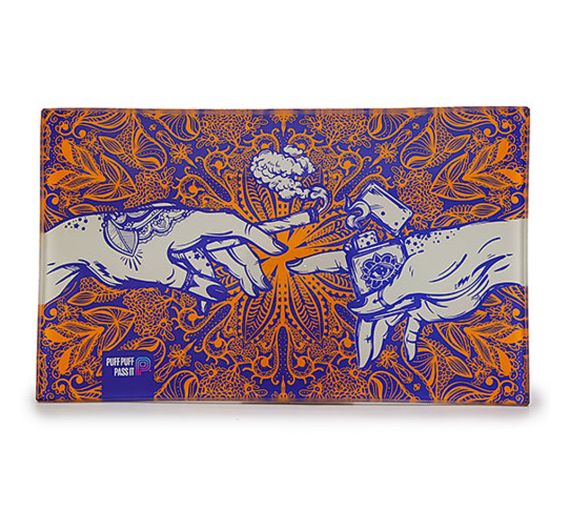 Puff Puff Pass It - Mischschale Glas - Orange