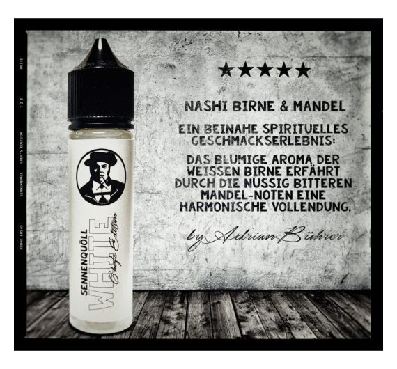 Sennenquöll Chef's Edition - White - 50/60ml Liquid (Shortfill) Sennenquöll Chef's Edition - White - 50/60ml Liquid (Shortfill)