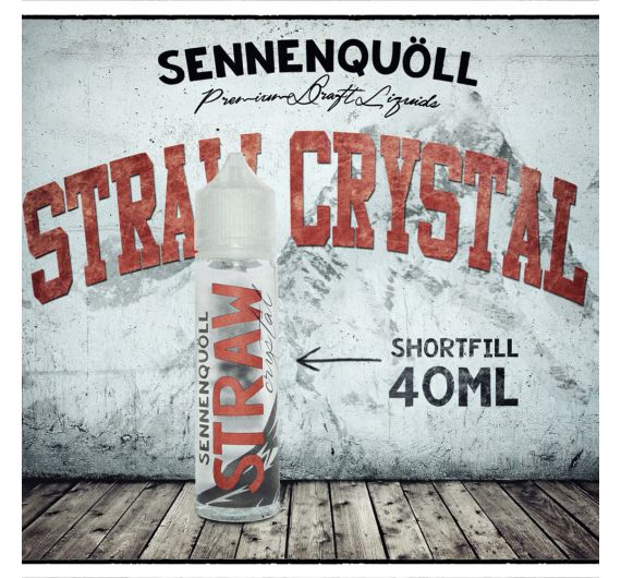Sennenquöll Glacier Water - Straw Crystal - 40/60ml Liquid (Shortfill)
