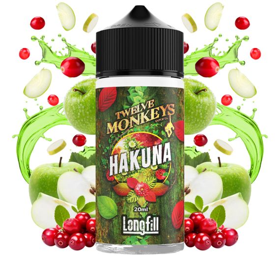 Twelve Monkeys Classic - Hakuna - 20/120ml Longfill Aroma
