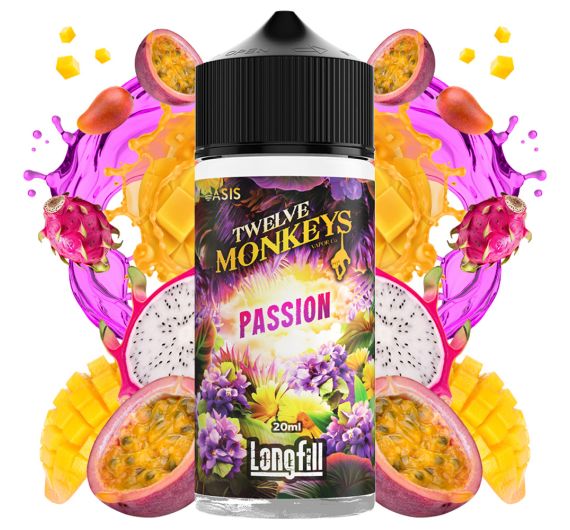 Twelve Monkeys Oasis - Passion - 20/120ml Longfill Aroma