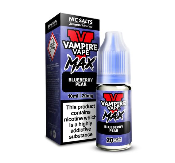 Vampire Vape MAX - Blueberry Pear - 10ml Liquid (Nik-Salz) Vampire Vape MAX - Blueberry Pear - 10ml Liquid (Nik-Salz)