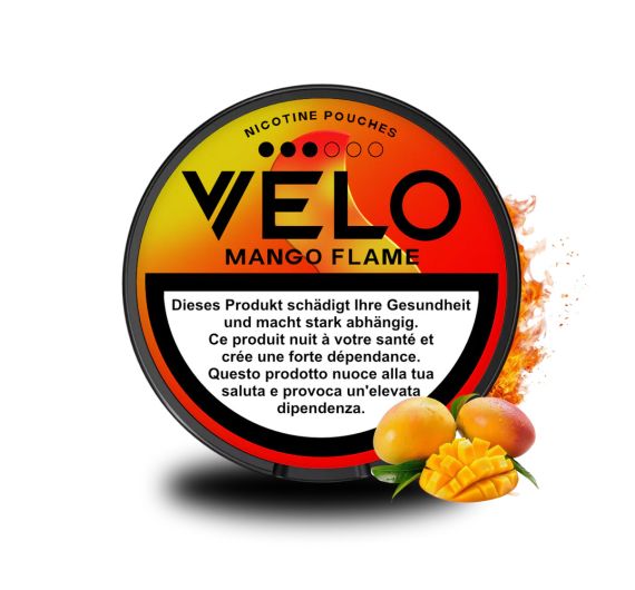 VELO - Mango Flame - Nicotine Pouches - 14.3mg VELO - Mango Flame - Nicotine Pouches - 14.3mg