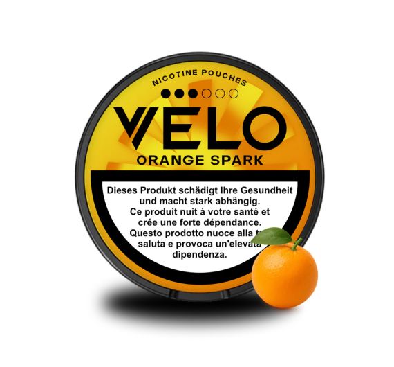 VELO - Orange Spark - Nicotine Pouches - 14.3mg VELO - Orange Spark - Nicotine Pouches - 14.3mg
