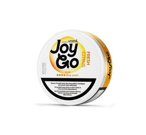Vozol - JoyGo Nicotine Pouches - 25mg Fresh Citrus Vozol - JoyGo Nicotine Pouches - 25mg Fresh Citrus