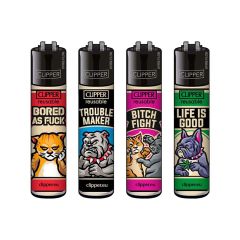 Feuerzeuge VINTAGE MASCOTS - Assortiert von Clipper Feuerzeuge VINTAGE MASCOTS - Assortiert von Clipper