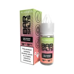 Flawless BAR SALT - Kiwi Passion Fruit Guava - 10ml Liquid (Nik-Salz) 10 mg Flawless BAR SALT - Kiwi Passion Fruit Guava - 10ml Liquid (Nik-Salz) 10 mg