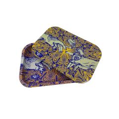 Puff Puff Pass It - Mischschale - Metalltablett mit Deckel - Orange Puff Puff Pass It - Mischschale - Metalltablett mit Deckel - Orange