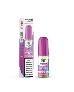 Bar Juice 5000 - Grape Blueberry Ice - 10ml Liquid (Nik-Salz) Bar Juice 5000 - Grape Blueberry Ice - 10ml Liquid (Nik-Salz)