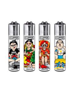 Clipper - Feuerzeug Couch Potatoes - Assortiert Clipper - Feuerzeug Couch Potatoes - Assortiert