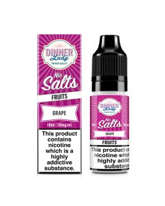 Dinner Lady FRUITS - Grape - 10ml Liquid (Nik-Salz) NEW! Dinner Lady FRUITS - Grape - 10ml Liquid (Nik-Salz) NEW!