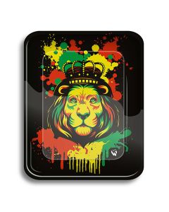 Fire-Flow - RASTA STENCIL LION - Metall - Mischschale Fire-Flow - RASTA STENCIL LION - Metall - Mischschale