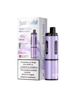 Just Twist 3000 - NS20mg - Hybrid System Purple Battery - Purple Edition Just Twist 3000 - NS20mg - Hybrid System Purple Battery - Purple Edition