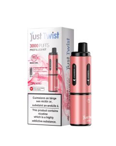Just Twist 3000 - NS20mg - Hybrid System Red Battery - Strawberry Edition Just Twist 3000 - NS20mg - Hybrid System Red Battery - Strawberry Edition