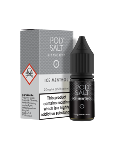 Pod Salt - Ice Menthol - 10ml Liquid (Nik-Salz) Pod Salt - Ice Menthol - 10ml Liquid (Nik-Salz)