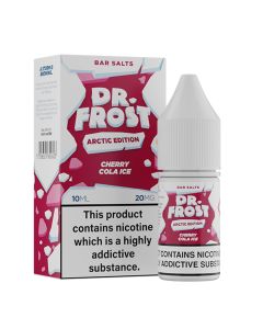 Dr Frost Bar Salts Arctic Edition - Cherry Cola Ice - 10ml Liquid (Nik-Salz) Dr Frost Bar Salts Arctic Edition - Cherry Cola Ice - 10ml Liquid (Nik-Salz)