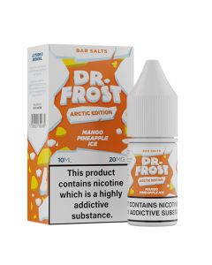 Dr Frost Bar Salts Arctic Edition - Mango Pineapple Ice - 10ml Liquid (Nik-Salz) Dr Frost Bar Salts Arctic Edition - Mango Pineapple Ice - 10ml Liquid (Nik-Salz)