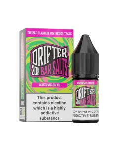 Drifter Bar Salts - Watermelon Ice - 10ml Liquid (Nik-Salz) Drifter Bar Salts - Watermelon Ice - 10ml Liquid (Nik-Salz)