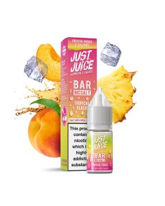 Just Juice Bar - Tropical Peach - 10ml Liquid (Nik-Salz) Just Juice Bar - Tropical Peach - 10ml Liquid (Nik-Salz)