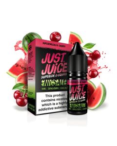 Just Juice - Watermelon & Cherry - 10ml Liquid (Nik-Salz) Just Juice - Watermelon & Cherry - 10ml Liquid (Nik-Salz)