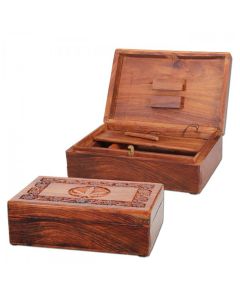 Kavatza - Flower Holzdose mit Geheimverschluss Kavatza - Flower Holzdose mit Geheimverschluss