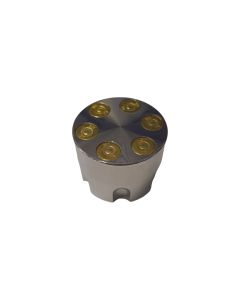 Novelty Grinder - Grinder - Bullet Chamber (2") - Silver Novelty Grinder - Grinder - Bullet Chamber (2") - Silver