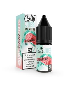 Salty Joe's Bar Refill - Strawberry Ice - 10ml Liquid (Nik-Salz)