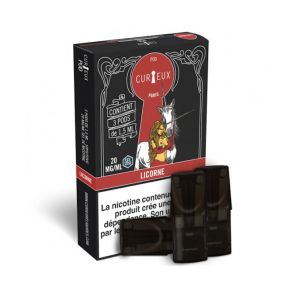 Curieux X3 Kartuschen - Licorne - 3x 20mg Nikotinsalz Kartuschen 1.5ml Curieux X3 Kartuschen - Licorne - 3x 20mg Nikotinsalz Kartuschen 1.5ml
