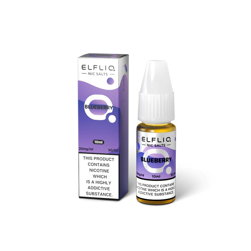 ElfBar Elfliq - Blueberry - 10ml Liquid (Nik-Salz)
