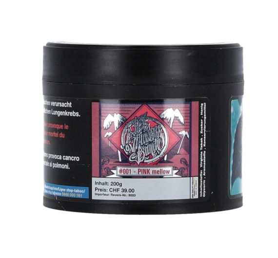 187 Strassenbande - #01 Pink Mellow - 200g - Shisha Tabak 187 Strassenbande - #01 Pink Mellow - 200g - Shisha Tabak