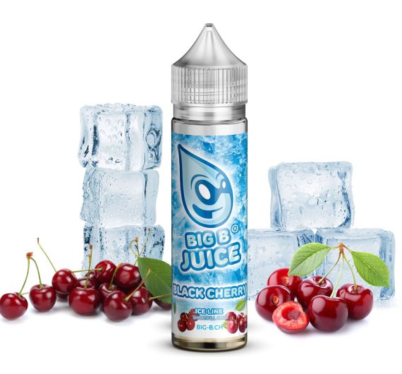 Big B Juice - Black Cherry ICE Line - 50/60ml Liquid (Shortfill)