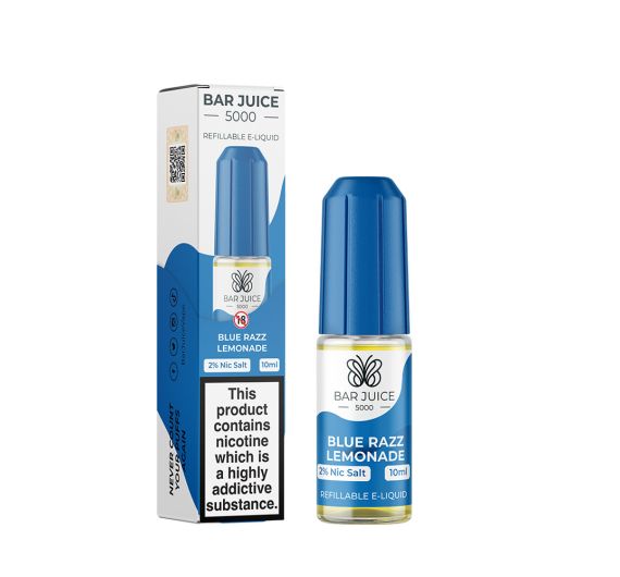 Bar Juice 5000 - Blue Razz Lemonade - 10ml Liquid (Nik-Salz)