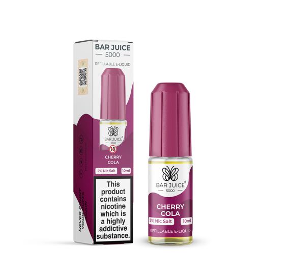 Bar Juice 5000 - Cherry Cola - 10ml Liquid (Nik-Salz)